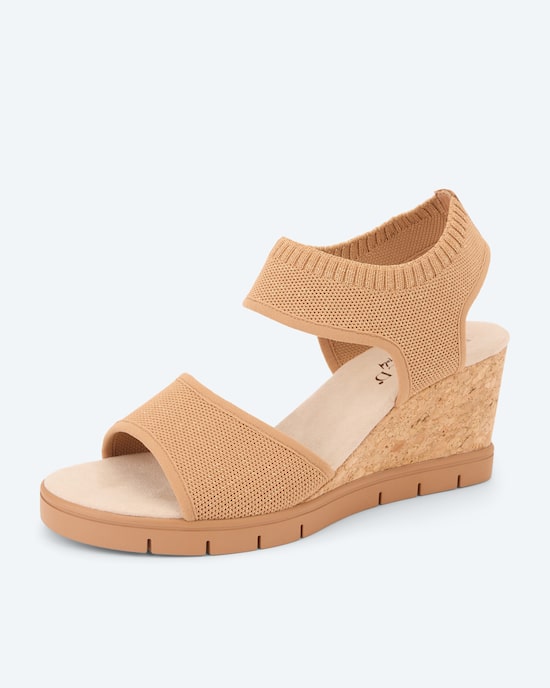 Produktabbildung für Keilsandale Strick