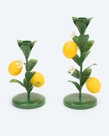 Produktabbildung für Stabkerzenhalter "Früchte", 2tlg.