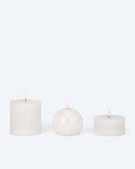 Produktabbildung für LED-Kerzen-Mix "Glossy", 3tlg.