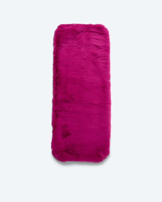 Produktabbildung für Bankauflage Kaninchenfell-Optik "Esme"