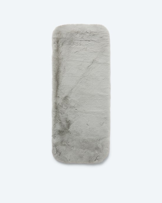 Produktabbildung für Bankauflage Kaninchenfell-Optik "Esme"