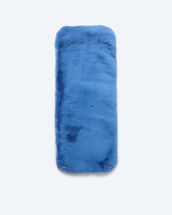 Produktabbildung für Bankauflage Kaninchenfell-Optik "Esme"