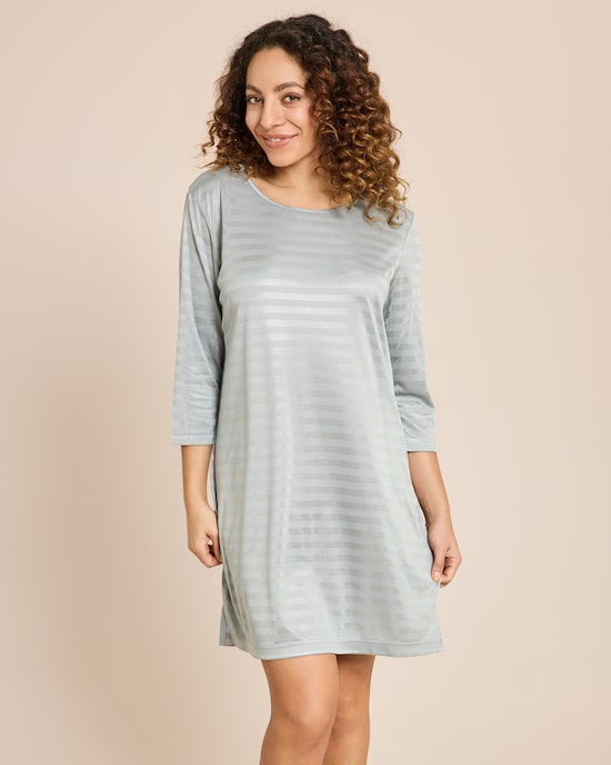 Produktabbildung für Nightshirt "Glanzstreifen" uni