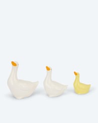 Produktabbildung für 3 LED Keramik Entchen