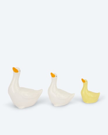 Produktabbildung für 3 LED Keramik Entchen