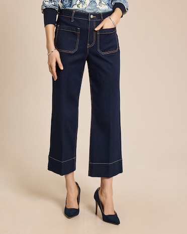 Produktabbildung für Cropped Jeans Straight Leg