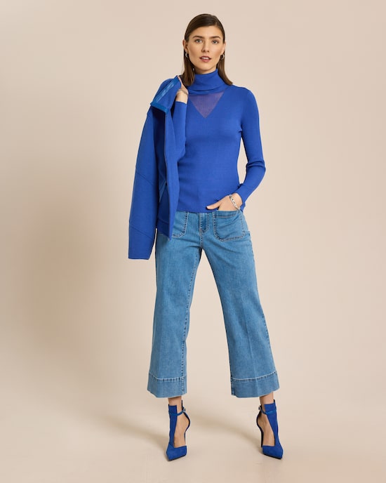 Produktabbildung für Cropped Jeans Straight Leg