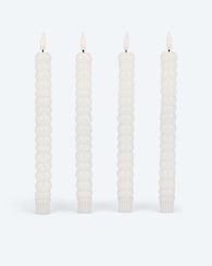 Produktabbildung für LED-Formstabkerzen "Glossy", 4tlg.