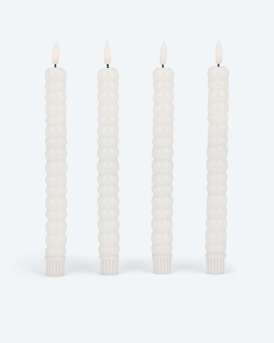 Produktabbildung für LED-Formstabkerzen "Glossy", 4tlg.