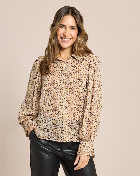 Produktabbildung für Bluse mit Allover-Muster