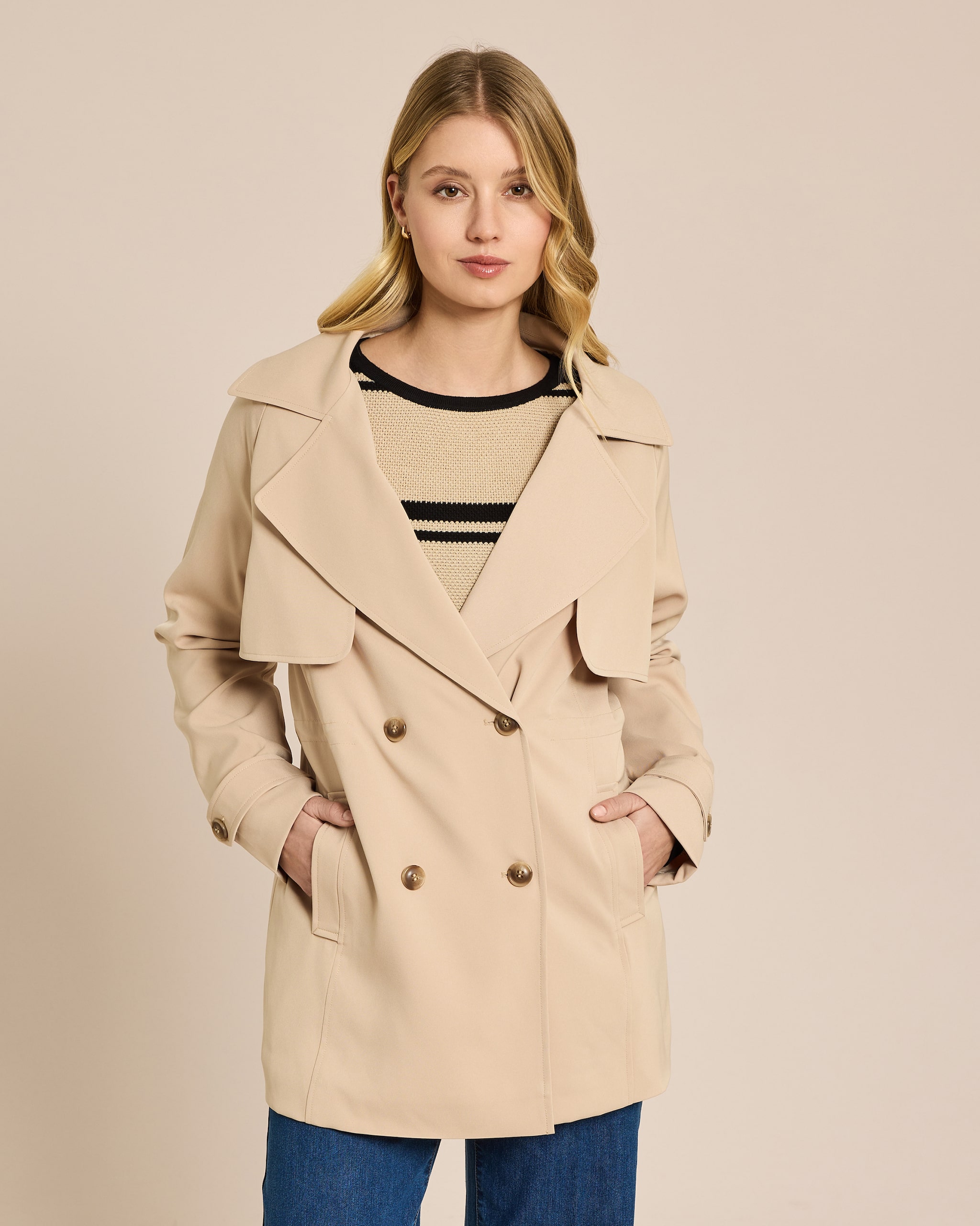 Produktabbildung für Trenchcoat Doppelreihig zu knöpfen