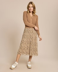 Produktabbildung für Strickkleid mit Plissee Rock