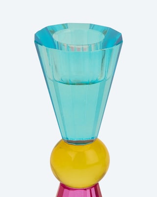 Produktabbildung 2 für Glas-Stabkerzenhalter, 2tlg.