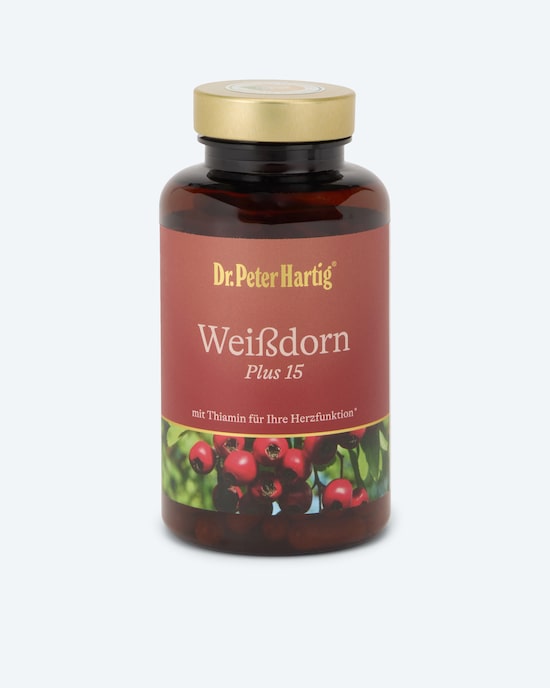 Produktabbildung für Weißdorn Plus 15, 120 + 10 Kps.
