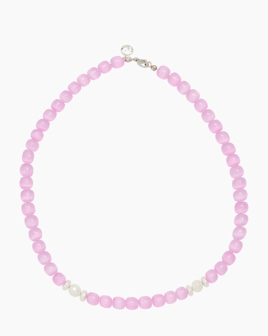 Produktabbildung für Collier mit Selenith, Aragonit & Hämatit