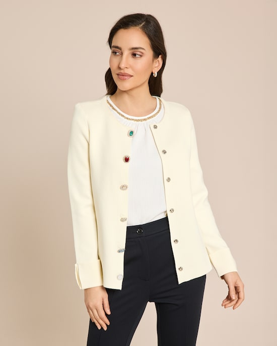 Produktabbildung für Cardigan mit Dekoknöpfen