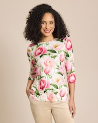 Produktabbildung für Shirt Blütendruck