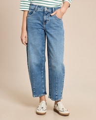 Produktabbildung für Jeanshose Barrel Fit leicht verkürzt