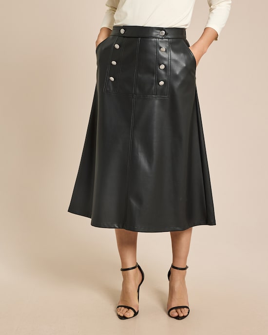 Produktabbildung für Rock aus Lederimitat