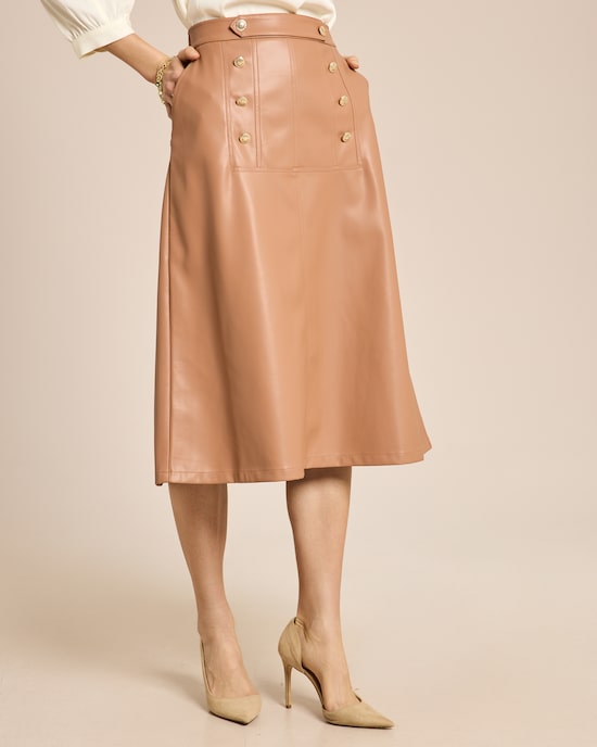 Produktabbildung für Rock aus Lederimitat