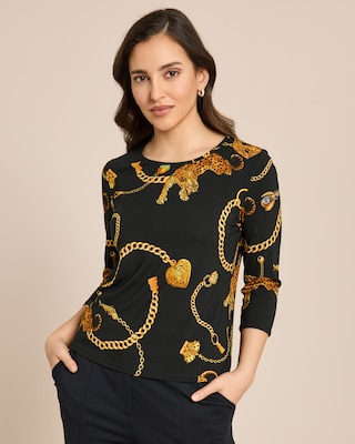 Produktabbildung 1 für Shirt mit Animal-Kettendruck