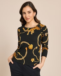 Produktabbildung für Shirt mit Animal-Kettendruck