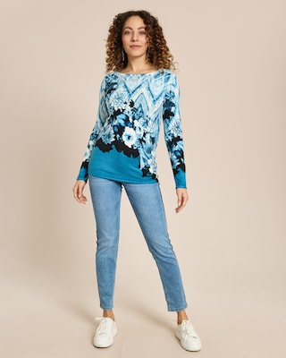 Produktabbildung 3 für Classic Pullover mit Blumendesign