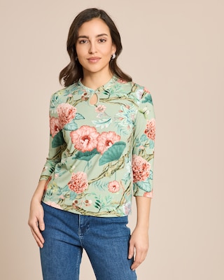 Produktabbildung 1 für Blusenshirt mit Druck