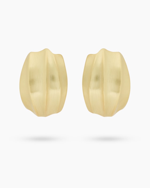 Ohrringe mit skulpturalem Design