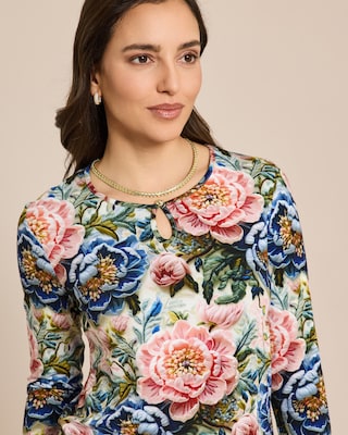 Produktabbildung 5 für Shirt Blumendruck