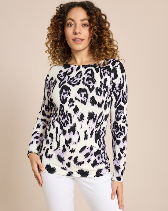 Produktabbildung für Classic Pullover mit Leodruck