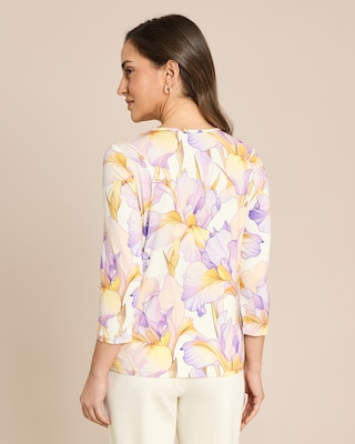 Produktabbildung 4 für Shirt mit pastellfarbenem Blumenprint