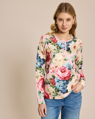 Produktabbildung 1 für Pullover bedruckt mit Spitze