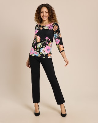 Produktabbildung 3 für Classic Pullover mit Blumendruck