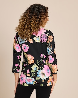 Produktabbildung 4 für Classic Pullover mit Blumendruck