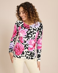 Produktabbildung für Classic Pullover Pfingstrosen