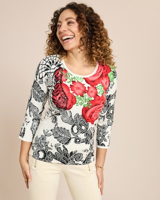 Produktabbildung 1 für Classic Pullover Spitzenmuster