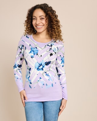 Produktabbildung 1 für Classic Pullover abstrakte Blumen