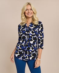 Produktabbildung für Tunika mit Animal-Grafik-Druck