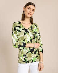 Produktabbildung für Classic Pullover mit Kolibridruck