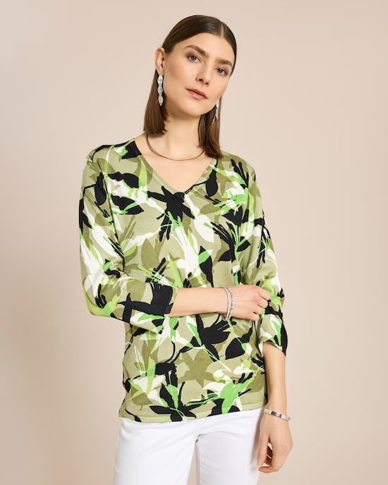 Produktabbildung für Classic Pullover mit Kolibridruck