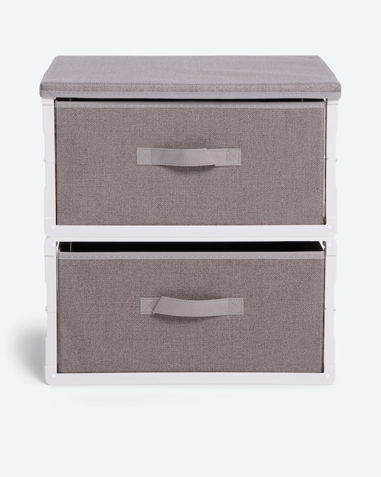 Produktabbildung für Aufbewahrungsbox, faltbar, 2 Etagen