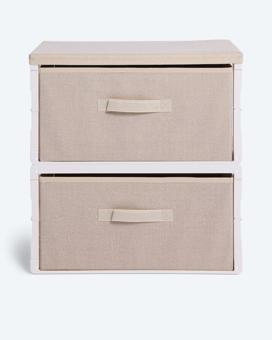 Produktabbildung für Aufbewahrungsbox, faltbar, 2 Etagen