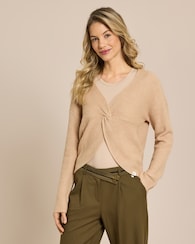 Produktabbildung für Pullover mit Knotendetail