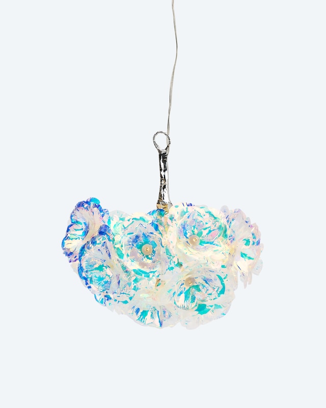 LED-Hängekugel "Regenbogenrosen"