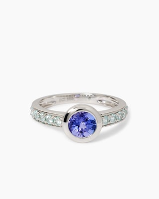 Produktabbildung 4 für Ring mit Tansanit & Turmalinen