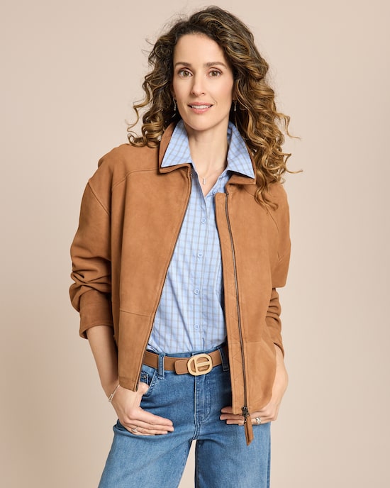 Produktabbildung für Leder Blouson