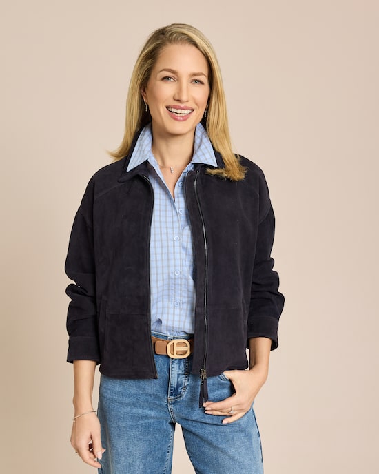 Produktabbildung für Leder Blouson