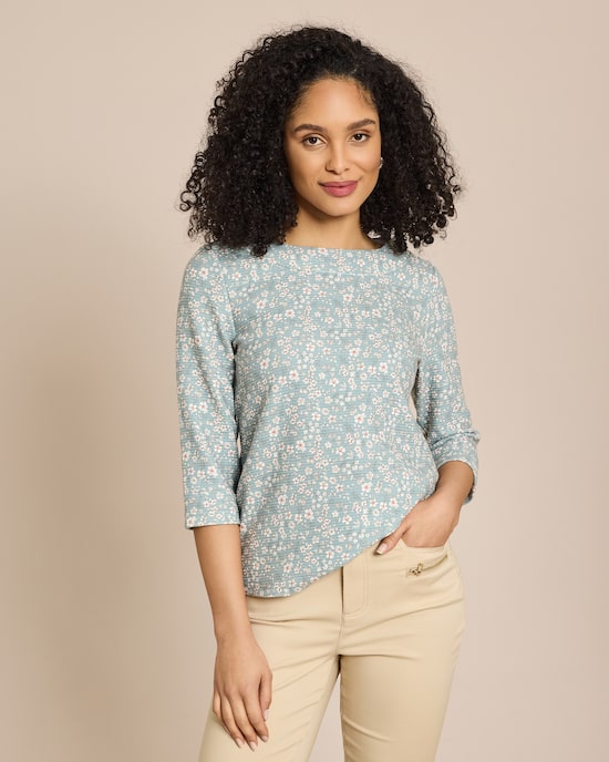 Produktabbildung für Lux Sweat Ottoman mit Millefleur Druck