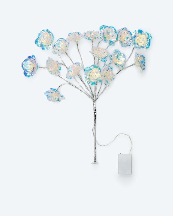 Produktabbildung für LED-Leuchtzweig "Regenbogenrosen"